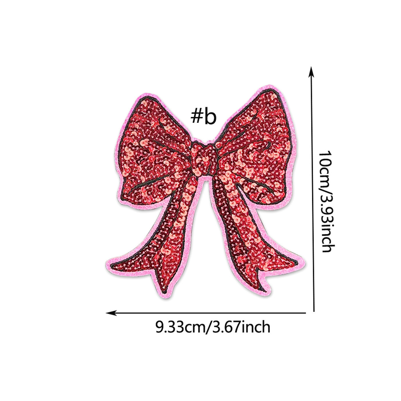 Wholesale Bow embroidery  fabric appliqué  sequins
